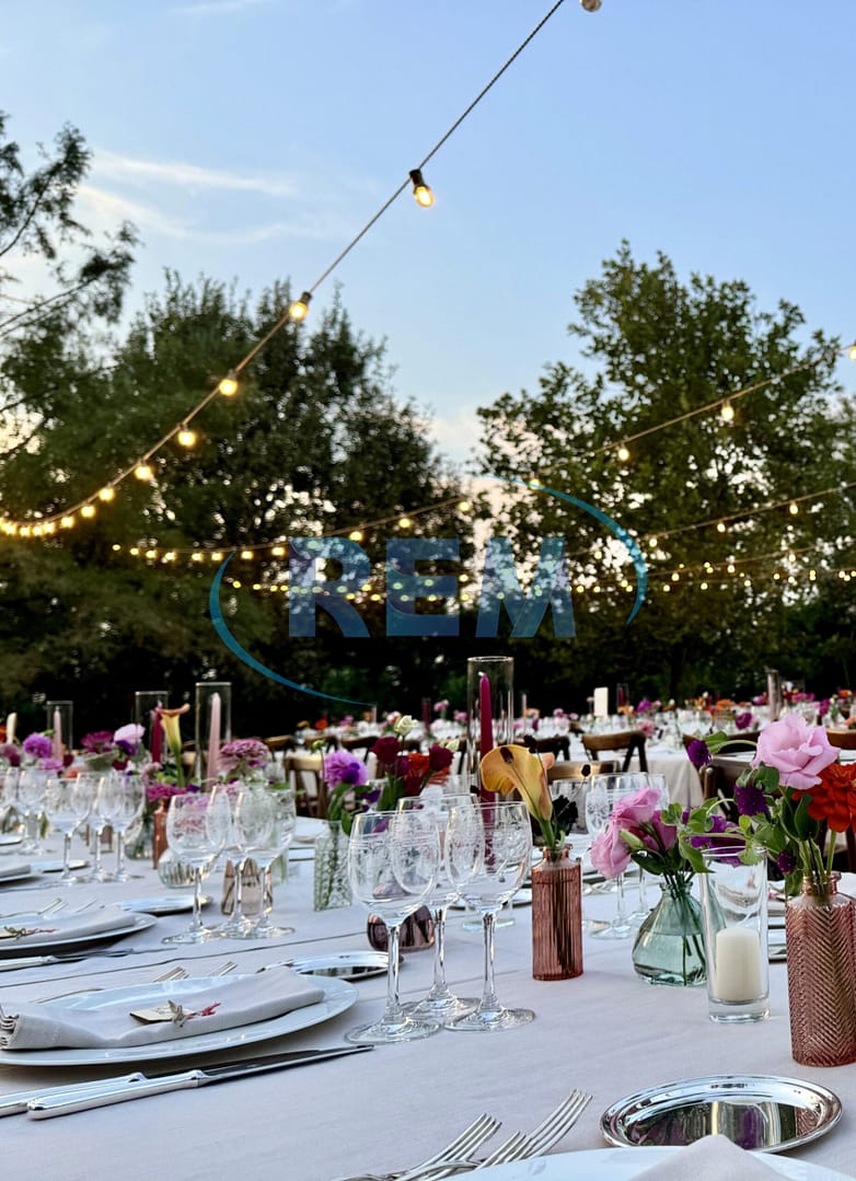 allestimento luci ed effetti per matrimoni